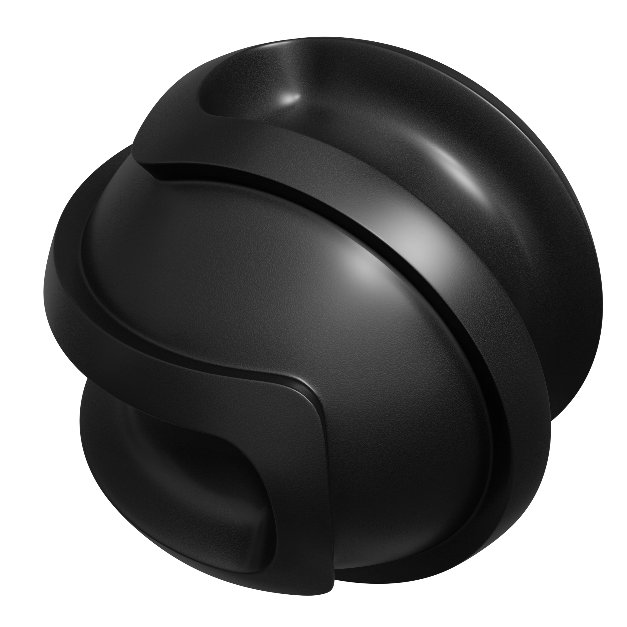 Jet Black Fine Texture