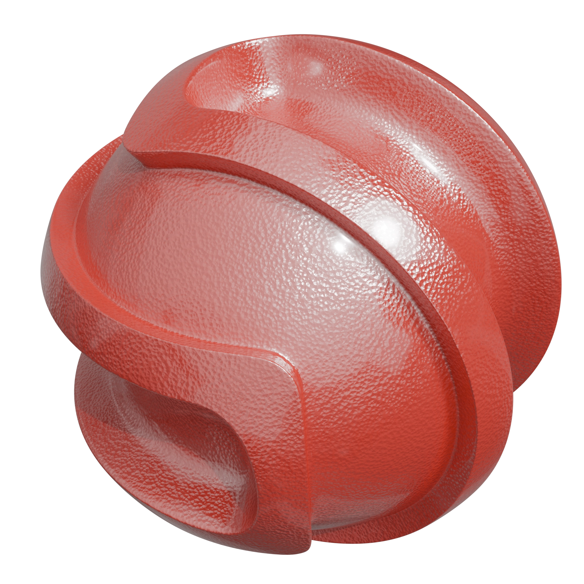 PURE RED RAL3028 ROUGH TEXTURE