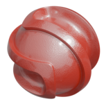 TRAFFIC RED RAL3020 ROUGH TEXTURE